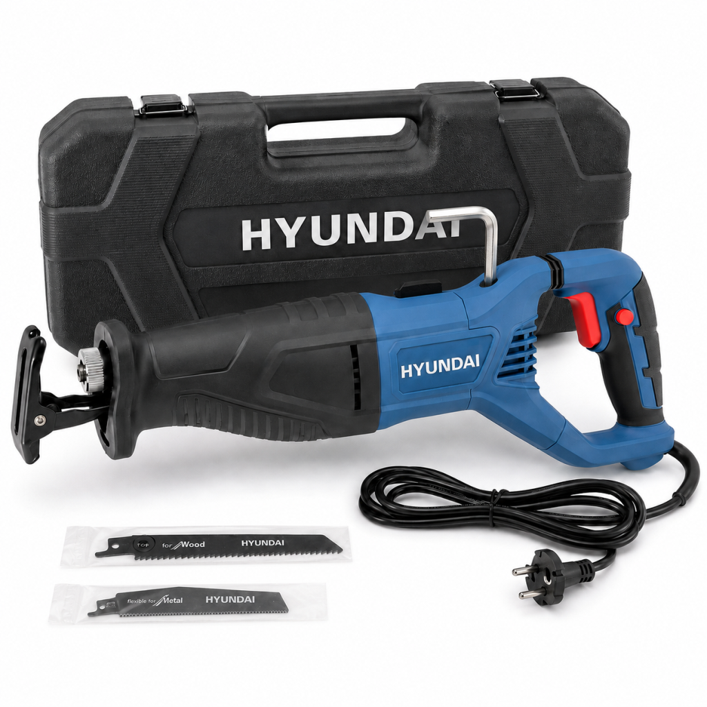 Hyundai HRS1200 1200 W Devir Ayarlı Kılıç Testere 230 mm Çantalı