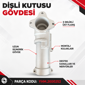 GZJ260AE Uyumlu Dişli Kutusu Gövdesi YHM.2600252