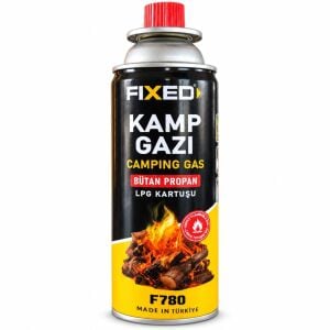 Fixed 227 g Bütan Propan Kamp Gazı Kartuşu F780 Hyundai KB-100 Sisleme Makinesi Uyumlu