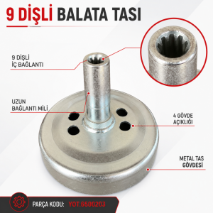 BG650 CG650 Uyumlu 9 Dişli Balata Tası YOT.6500203