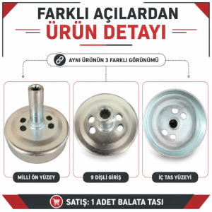 BG650 CG650 Uyumlu 9 Dişli Balata Tası YOT.6500203