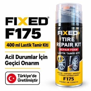 FIXED F175 Lastik Tamir Kiti 400 ml Hortumlu Acil Lastik Onarım Köpüğü