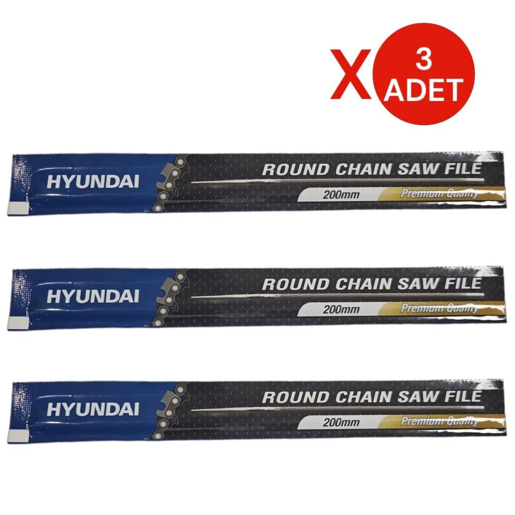 Hyundai Motor Zincir Bileme Eğesi 13/64'' (5.2MM) 3 Adet