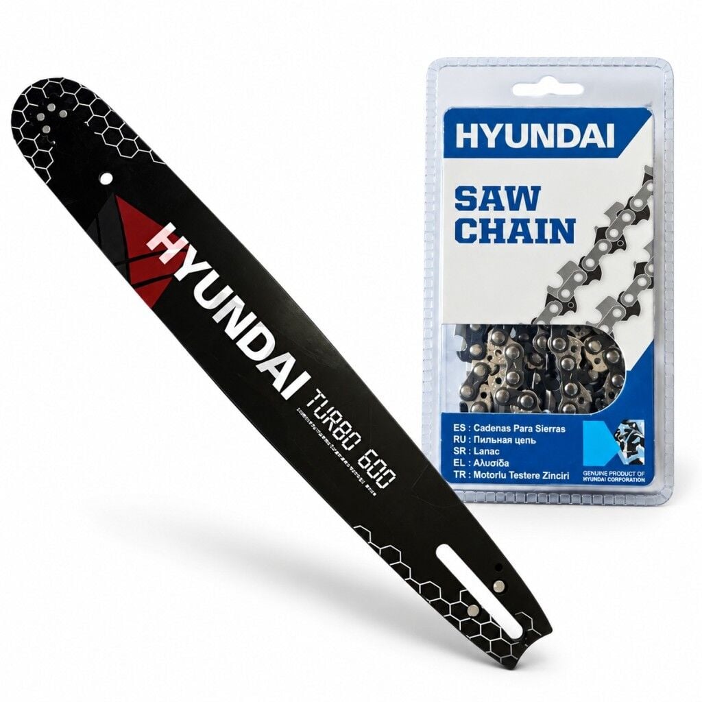 Hyundai Turbo 600 Uyumlu Kılavuz ve Zincir Seti .325″ 1,5 mm 33 Diş