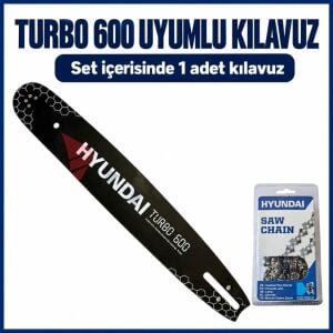 Hyundai Turbo 600 Uyumlu Kılavuz ve Zincir Seti .325″ 1,5 mm 33 Diş