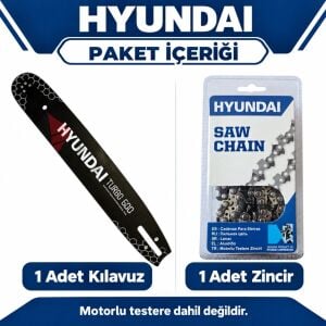 Hyundai Turbo 600 Uyumlu Kılavuz ve Zincir Seti .325″ 1,5 mm 33 Diş