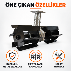 Ital Tırpan Çapalama ve Ot Biçme Aparatı 28 mm 9 Diş