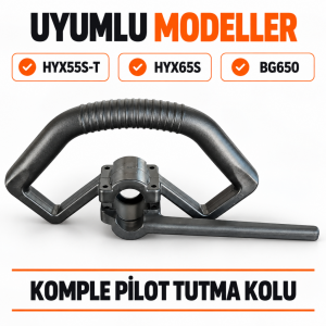 Hyundai HYX55S-T HYX65S BG650 Tırpan Pilot Kolu Komple 26 mm – YHT.20422013