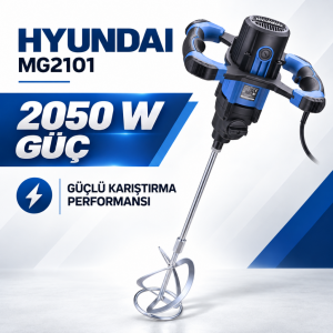 Hyundai MG2101 Elektrikli Boya ve Harç Karıştırıcı 2050 W – 140 mm