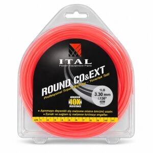 Ital Yuvarlak Telli Tırpan Misinası 3,30 mm 48 m Rulo