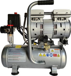 Hyundai HM506S Hava Kompresörü Sessiz & Yağsız 550W 6 Lt.