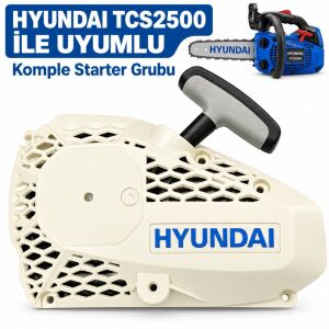 Hyundai TCS2500 Komple Starter Marş Grubu Çekme İpi ve Kolu Dahil
