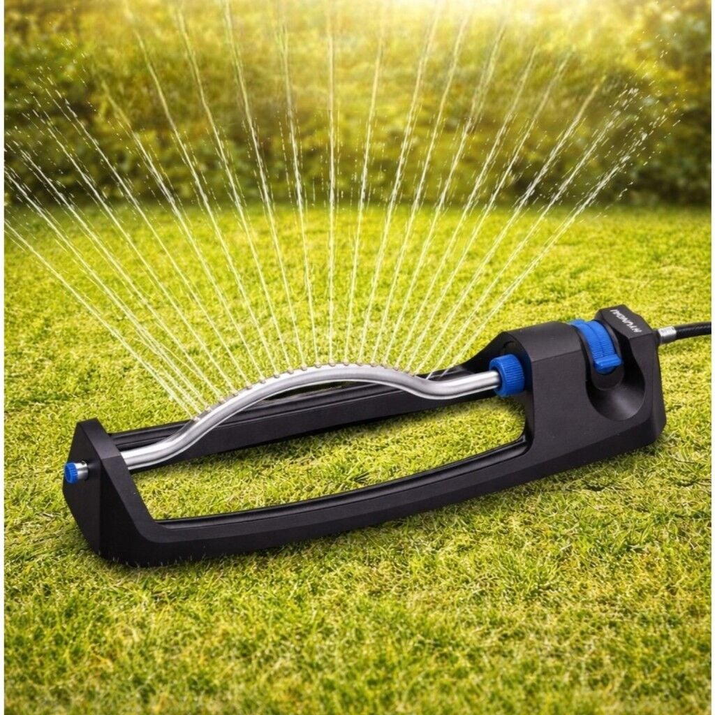 Hyundai 5880 Salınımlı Çim Sulama Fıskiyesi 17 Delik Pirinç Nozul – Bahçe Sprinkler