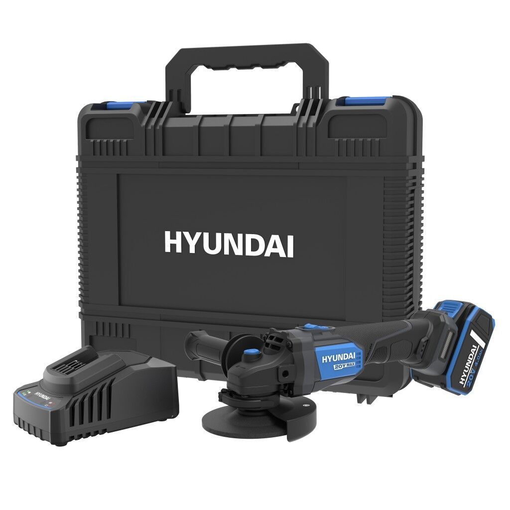 Hyundai AG20X-125FT Akülü Taşlama Kömürsüz 125mm 1X4Ah