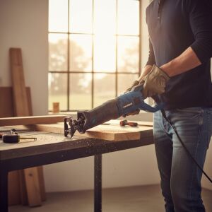 Hyundai HRS850 850W Tilki Kuyruğu Testere + 300mm Paslanmaz Et Kemik Bıçağı Seti