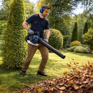 Hyundai HBV340 Benzinli Üfleme Toplama 25.4cc 1HP Yaprak Üfleme Vakum 40L Torbalı