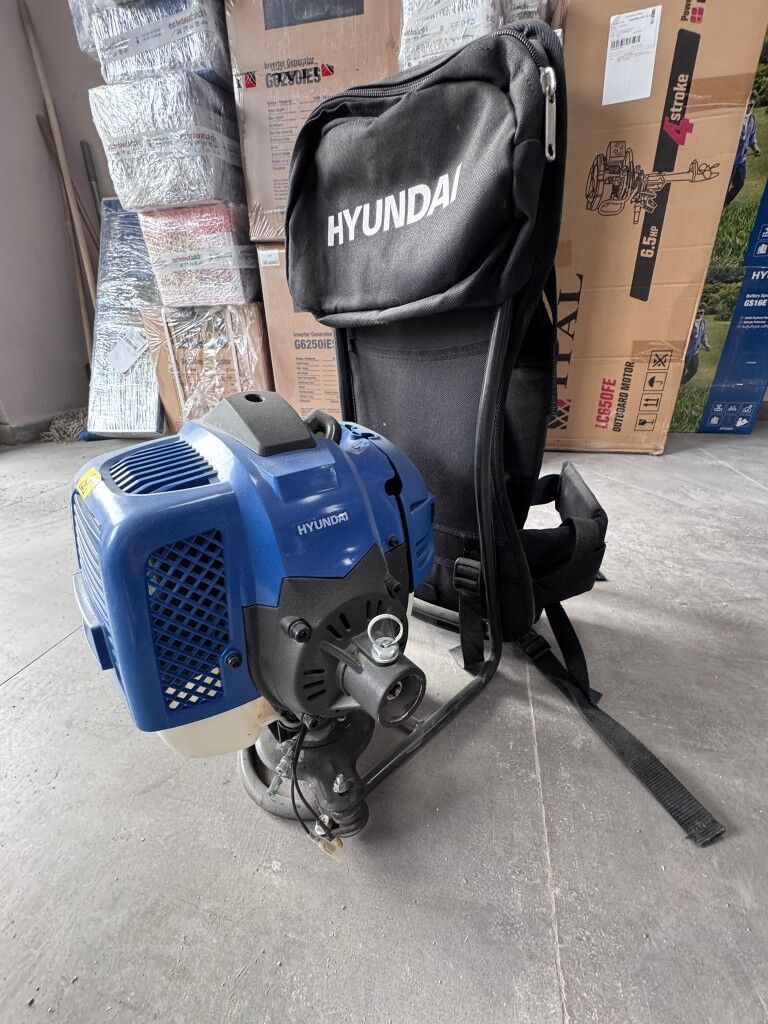 Hyundai HYX55S Motorlu Sırt Tip Tırpan Tek Motor Teşhir Ürünü