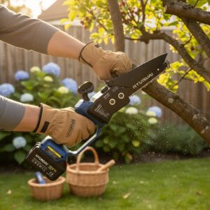 Hyundai HCS214A Akülü Budama Testeresi 21V 4Ah – 170 mm Kesim, 2 Akü + 2 Zincir