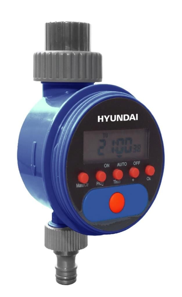 Hyundai G21009 Dijital Sulama Zamanlayıcı G3/4 Musluk Uyumlu Programlanabilir Bahçe Sulama Saati