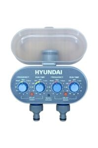 Hyundai G21010 Manuel Sulama Zamanlayıcı Çift Çıkışlı Mekanik Ayarlı Saat