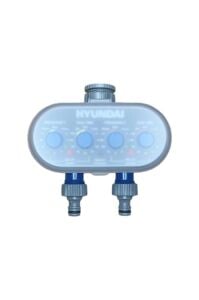 Hyundai G21010 Manuel Sulama Zamanlayıcı Çift Çıkışlı Mekanik Ayarlı Saat