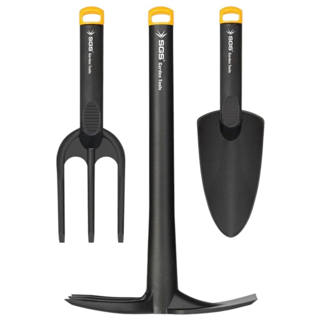 SGS 3120 3 Parça Bahçe Seti Kürek Tırmık Çapa Dayanıklı Ergonomik El Aletleri