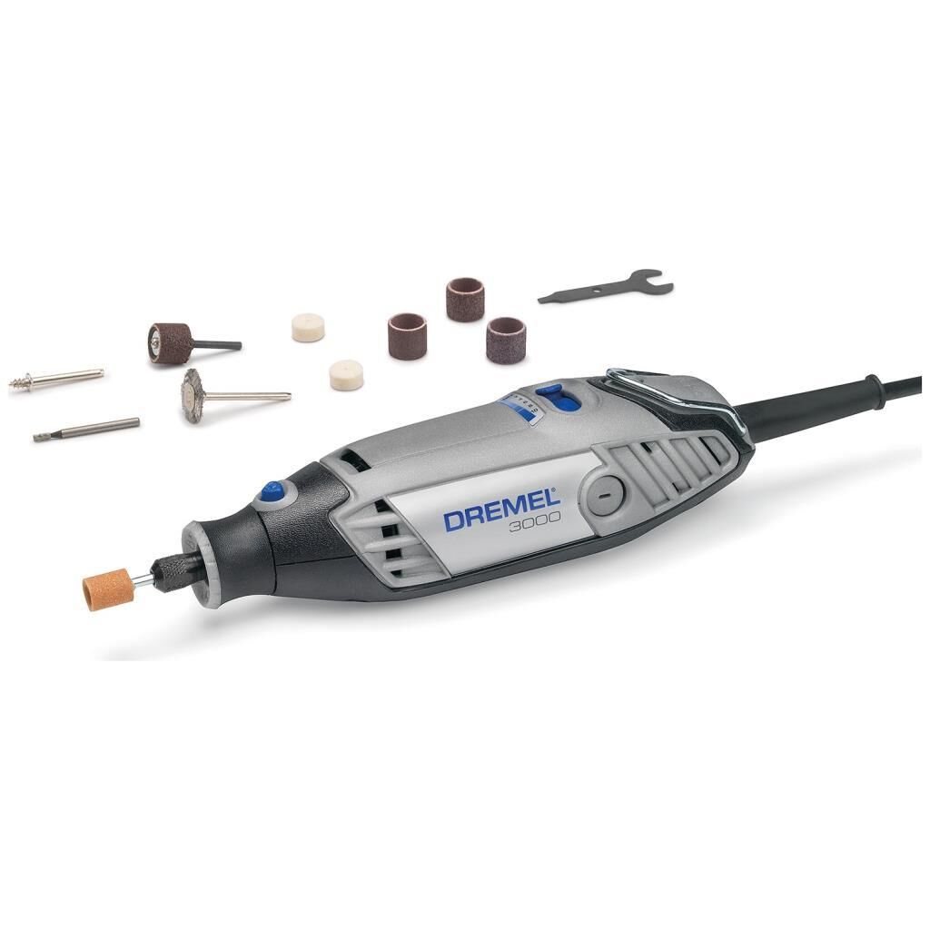 Dremel 3000 130 Watt El Motoru - Avantajlı Kit 10 Aksesuarlı (3000-10X)