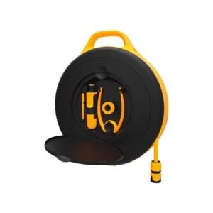 Fiskars Hortum Makara Seti S 3/8''(9MM) 15m, Siyah