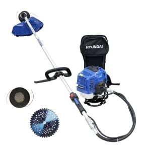 Hyundai HYX55S-T Benzinli Sırt Tırpanı 51.7cc 3 HP Profesyonel Çalı Tırpanı Misinalı + Bıçaklı