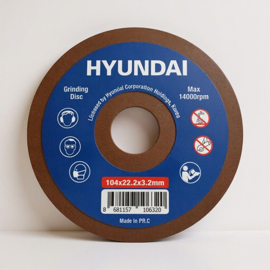 Hyundai Zincir Bileme Diski 104×22,2×3,2 mm – Motorlu Testere Bileme Taşı