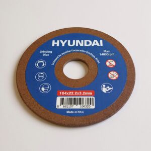 Hyundai Zincir Bileme Diski 104×22,2×3,2 mm – Motorlu Testere Bileme Taşı