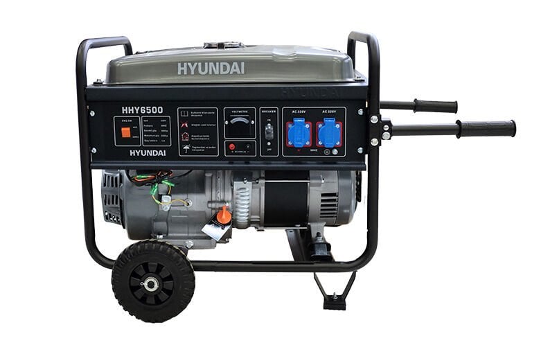 Hyundai HHY6500 Benzinli Jeneratör 5500 Watt İpli, AVR’li, Sessiz Çalışma