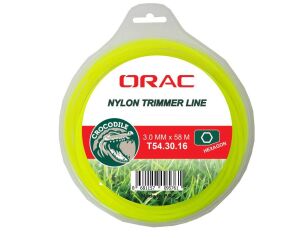 Orac 3.00 mm 56 mt.Altı Köşe Sarı Tırpan Misinası