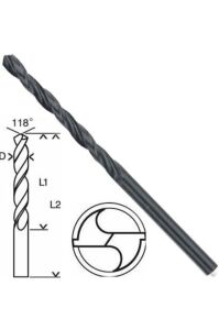 Bosch - Metal Matkap Ucu Hss-R, Dın 338 - 4 X 43 X 75 Mm - 10'Lu Paket