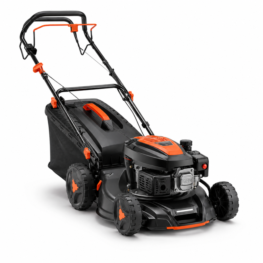 Lutian LM46P-150 Benzinli Çim Biçme Makinesi 46 cm 149cc İtmeli 5in1 Çim Kesme