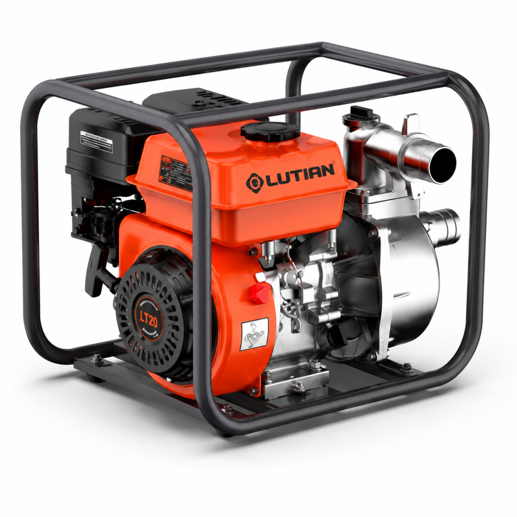 Lutian LT30 Benzinli Su Motoru 3 İnç 7 HP Su Pompası 60 Ton/Saat