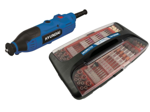 Hyundai HGRV187 Mini Taşlama & Gravür Seti – 135 W Elektrikli Motor, 187 Parça Çok Amaçlı Aksesuar, Esnek Şaftlı Hobi & Tamirat