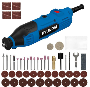 Hyundai HGRV187 Mini Taşlama & Gravür Seti – 135 W Elektrikli Motor, 187 Parça Çok Amaçlı Aksesuar, Esnek Şaftlı Hobi & Tamirat