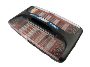 Hyundai HGRV187 Mini Taşlama & Gravür Seti – 135 W Elektrikli Motor, 187 Parça Çok Amaçlı Aksesuar, Esnek Şaftlı Hobi & Tamirat