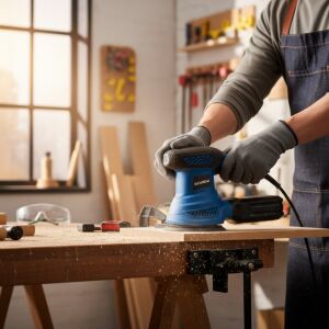 Hyundai HSO300 Eksantrik Zımpara 300W – Devir Ayarlı, 125 mm, Toz Toplama Sistemli