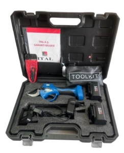 Hyundai LaserCut 35XP Akülü Budama Makası | 35 mm Kesim – 16.8V 4Ah – Çift Akülü, 8–10 Saat Çalışma Süresi – Çantalı Set