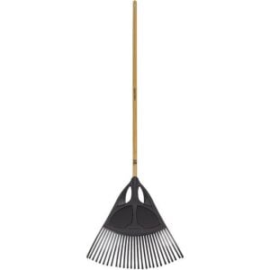 Fiskars Solid Ahşap Saplı Yaprak Süpürgesi XL (1001584)