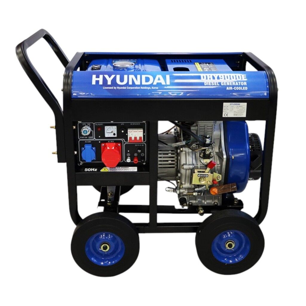 Hyundai DHY9000E Dizel Marşlı Jeneratör – 7,5 kVA