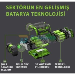 Ego Power BA1400T Lityum Batarya 56 Volt 2.5 Ah