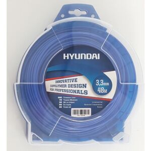 Hyundai 3.30 mm 48 mt.Yuvarlak Mavi Tırpan Misinası Ot Çim Kesme İpi
