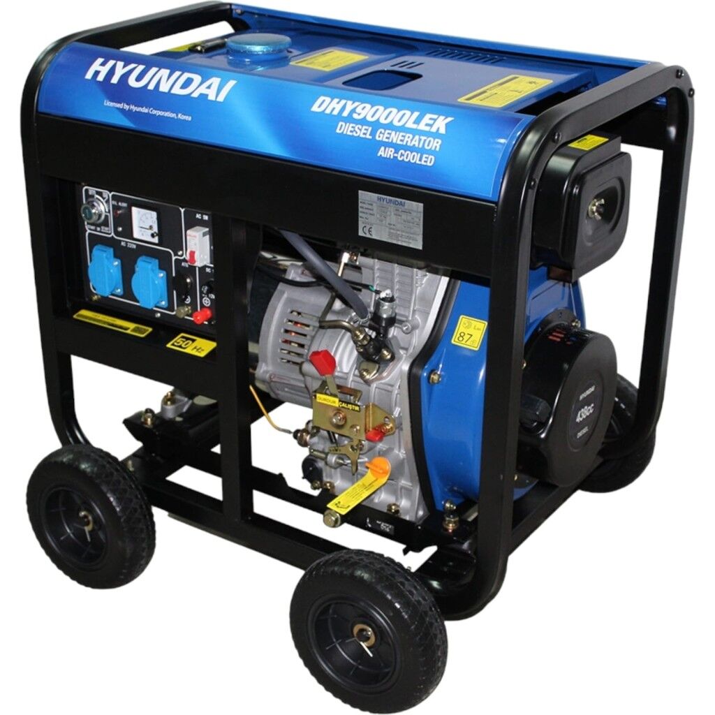 Hyundai DHY9000LEK Dizel Marşlı Jeneratör 7,5kVA