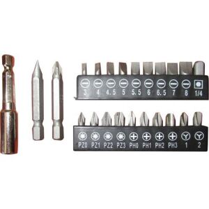 Attlas ATB 3.6 Li-Ion Akülü Vidalama 25 Parça (Metal Kutu)