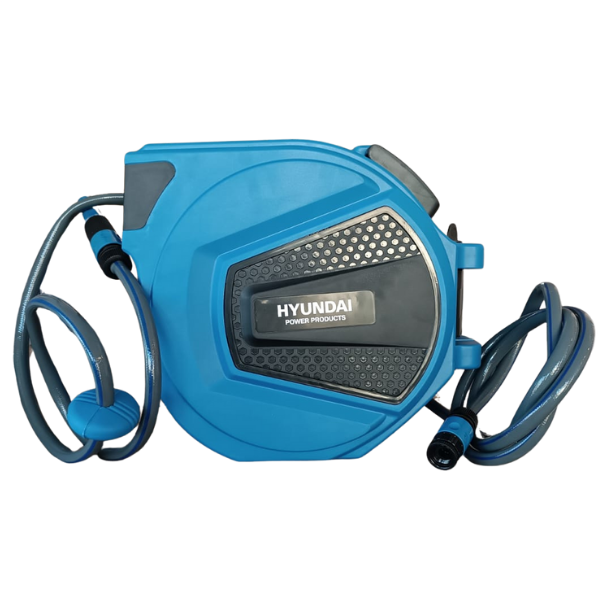 Hyundai 5861 Otomatik Hortum Makarası ve Hortum Seti 1/2'' 20m Duvar Tipi