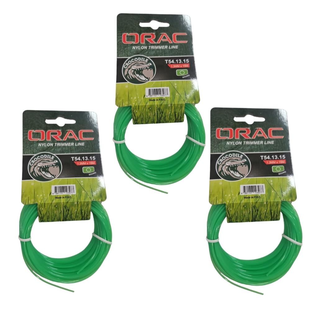 Orac Misina Yuvarlak 1.3mm 15 m Crocodile Yeşil 3 Adet