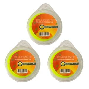 Guardino Kenar Kesme Misina Altı Köşe 1.7mm 15m Yeşil 3lü Paket